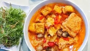 món bún chay đơn giản