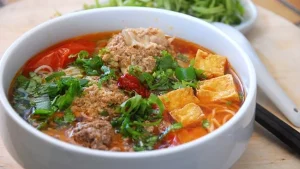 món chay từ mì và bún