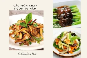 món chay từ nấm thơm ngon